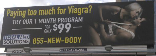 Viagra billboard