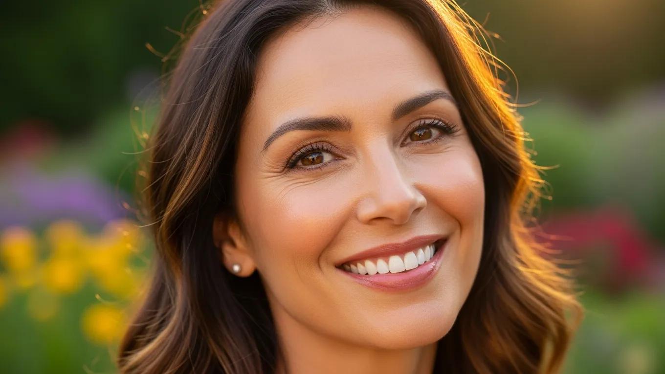 Woman smiling with radiant skin, representing the rejuvenating effects of Botox treatment