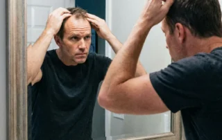 man-checking-hair-loss-pattern-in-his-scalp