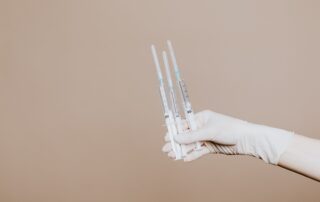 Needles for injections at a medspa