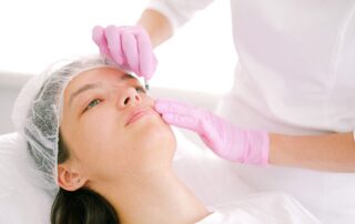Botox injection at a medspa